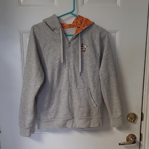 Disney Tops - Disney Parks Gray Halloween Hoodie